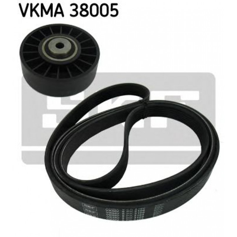 VKMA 38005 SKF Комплект доріжкового ремня (ролик, ремінь)